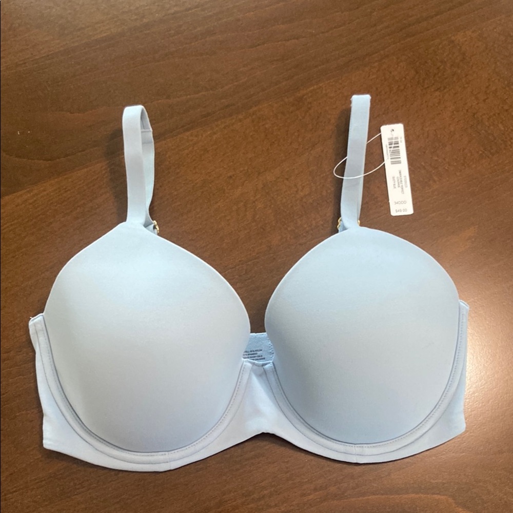 Soma Embraceable Perfect Coverage Bra, dusty blue, size 34DDD. New with tags